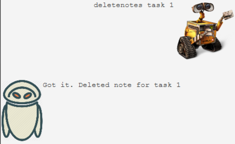 Delete task notes example